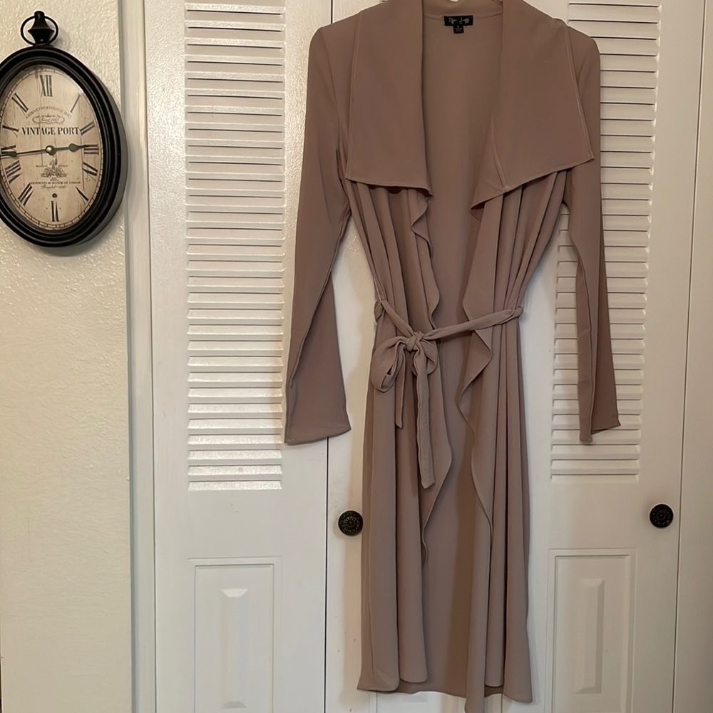 Ladies tan duster